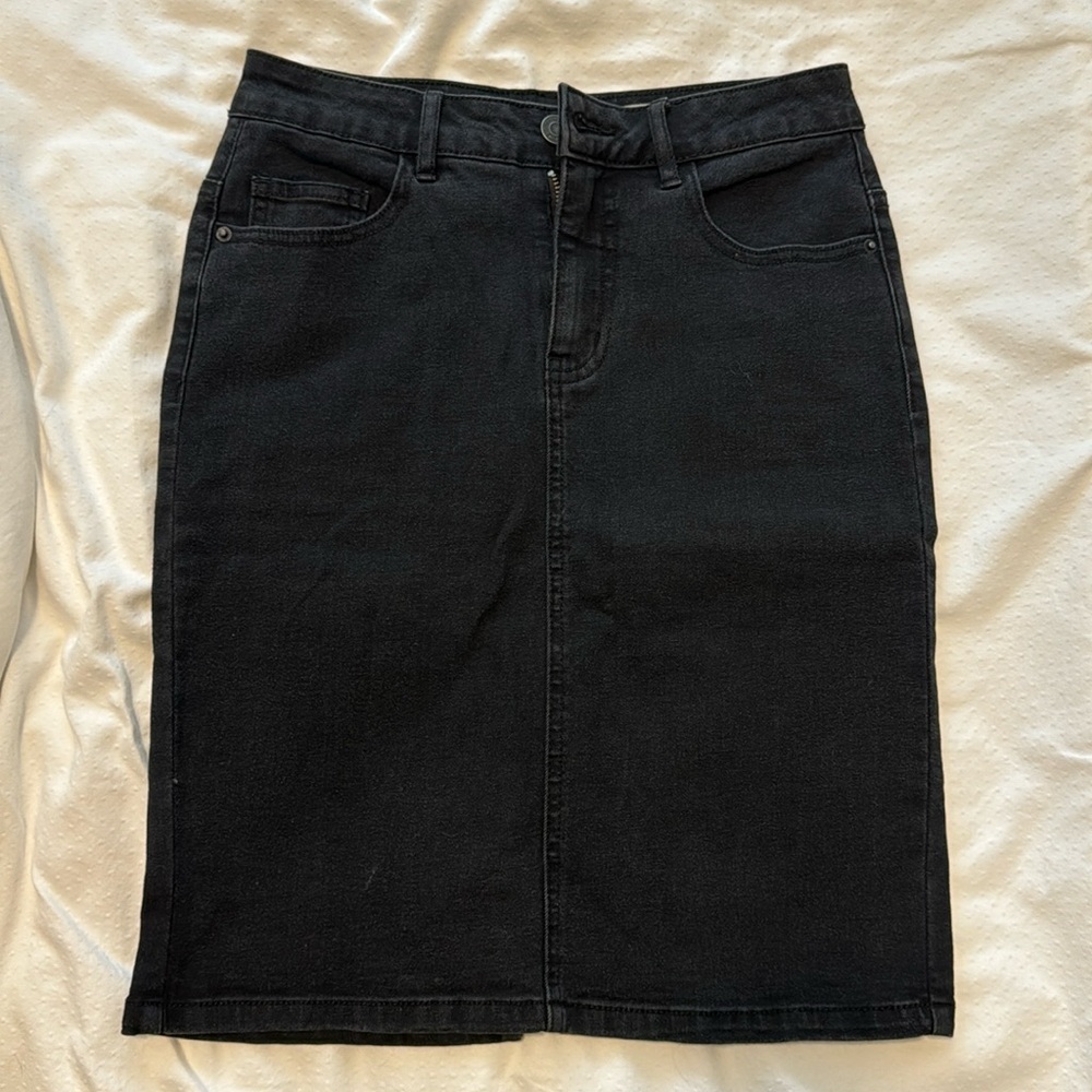 Jean Pencil Skirt